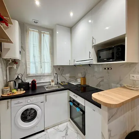 Bright In Center Butte Aux Cailles Metro 7 & 14 Apartment *