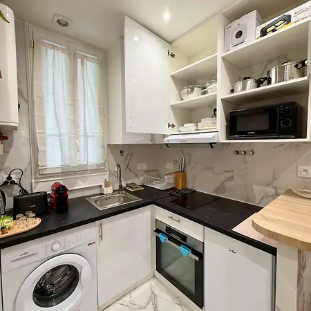 Bright In Center Butte Aux Cailles Metro 7 & 14 Apartment *